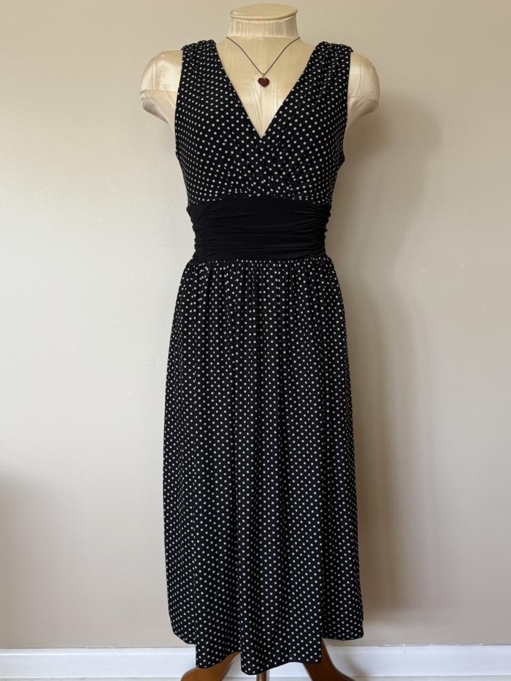 Y2K Kupcake Black Polka Dot Dress SZ M/L Womens